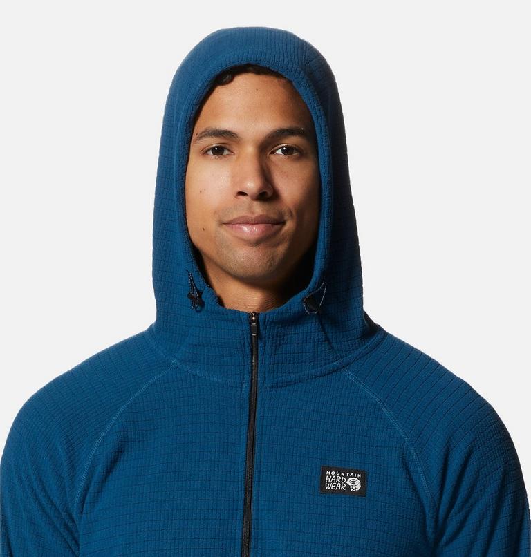 Hoodie Summit Grid, Color: Dark Caspian, image 4