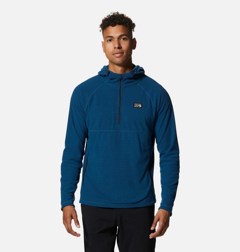 Hoodie Summit Grid, Color: Dark Caspian, image 1