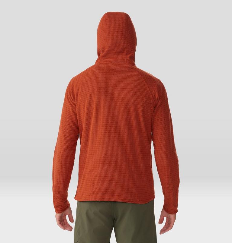 Men's Summit Grid Hoody, Color: Dark Copper, image 2