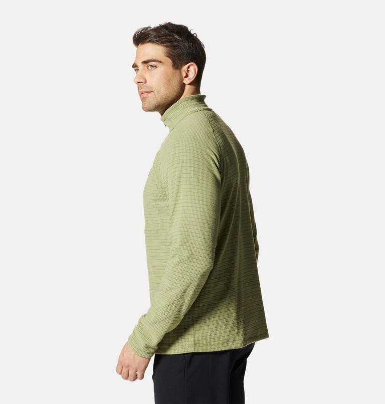 Summit Grid Half Zip | 338 | XL, Color: Light Cactus, image 3