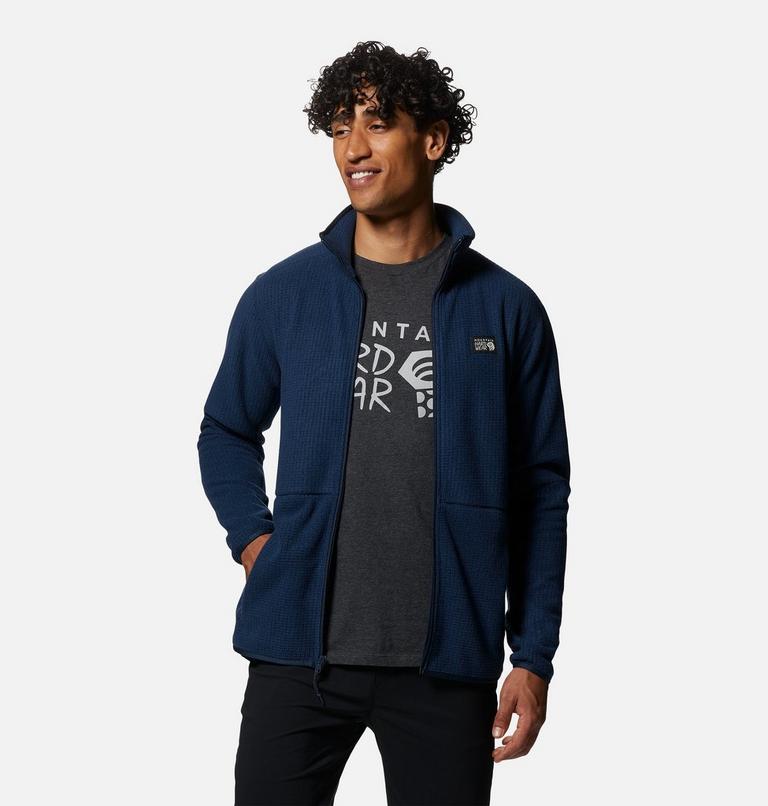 Men's Explore Fleece Jacket, Color: Hardwear Navy, image 5