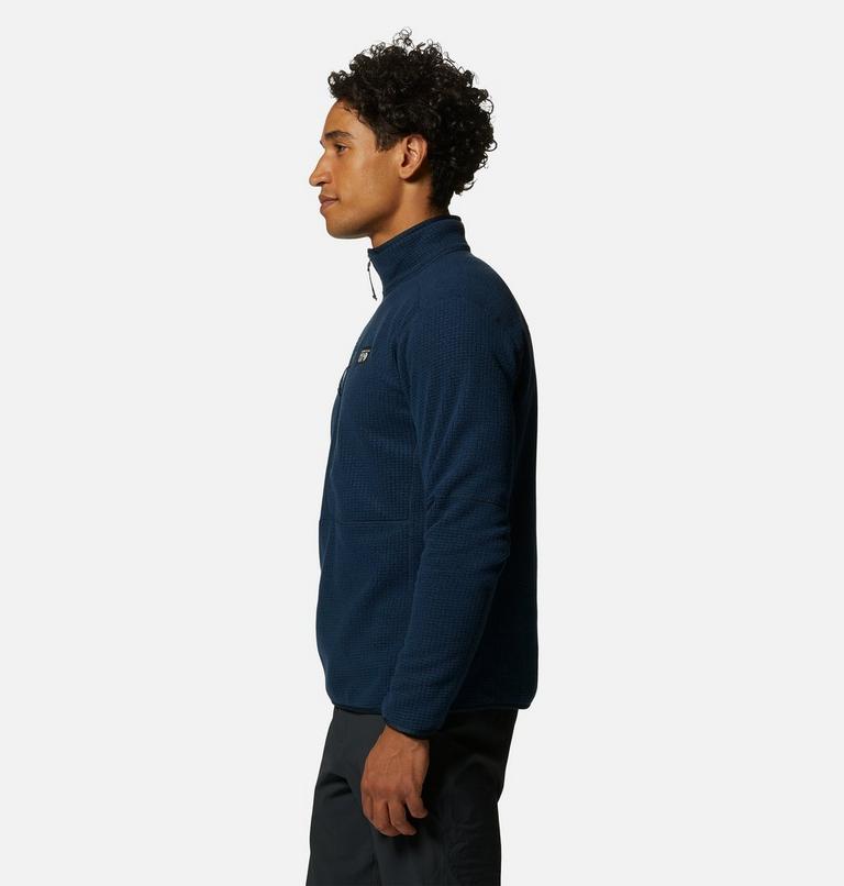 Chandail à demi-fermeture éclair Explore Fleece Homme, Color: Hardwear Navy, image 3