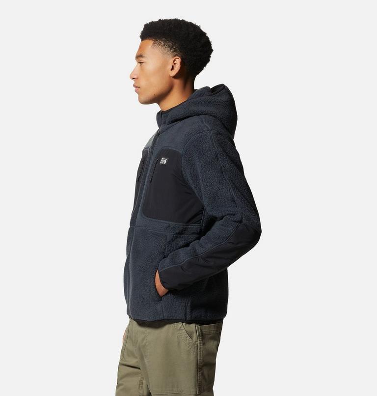 Men's HiCamp Fleece Hoody, Color: Dark Storm, image 3