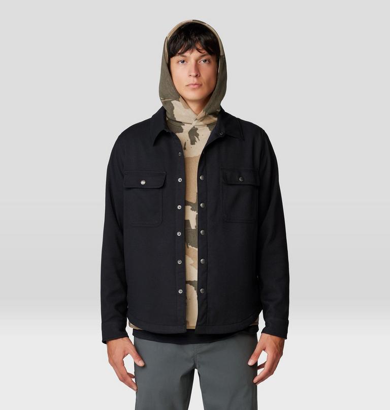 Men's Outpost Long Sleeve Lined Shirt, Color: Black, image 5