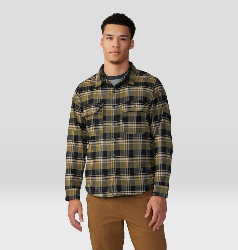 Chemise doublée à manches longues Outpost Homme, Color: Combat Green Hot Spring Plaid, image 8