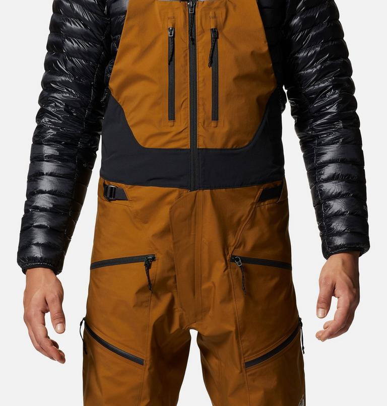 Men's Viv GORE-TEX PRO Bib, Color: Golden Brown, image 5