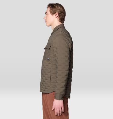 Men's Stretchdown Light Shacket, Color: Ridgeline, image 7