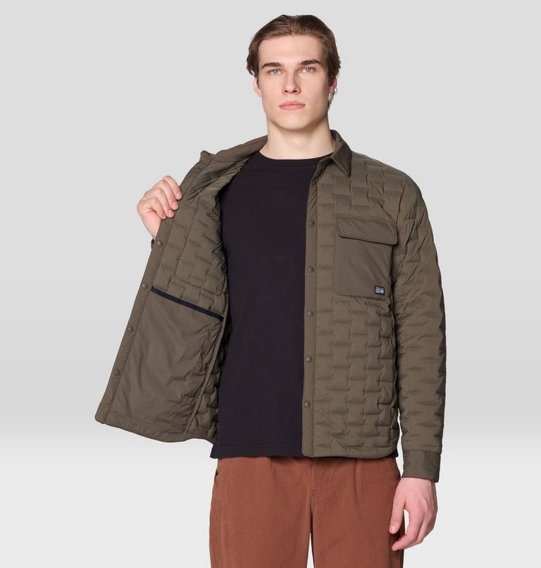 Men's Stretchdown Light Shacket, Color: Ridgeline, image 5