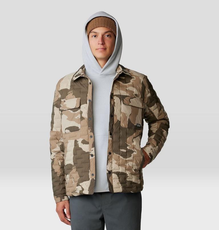Manteau-chemise Stretchdown Light Homme, Color: Badlands Snowdrifts Print, image 7