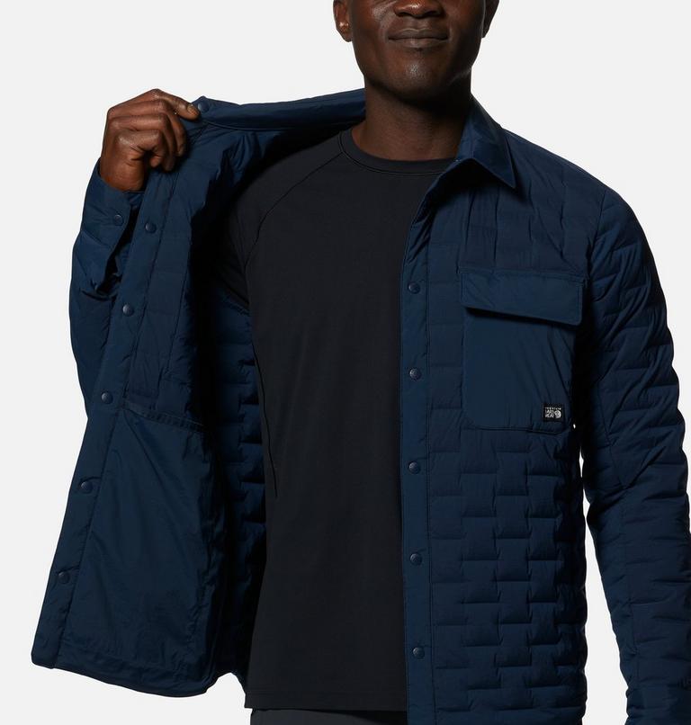 Men's Stretchdown Light Shacket, Color: Hardwear Navy, image 5
