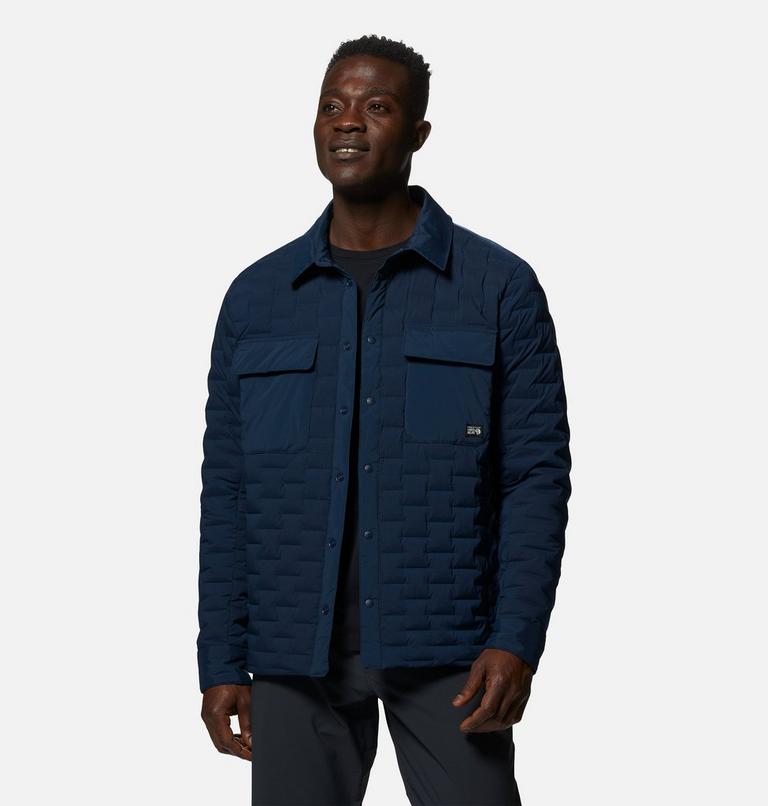Men's Stretchdown Light Shacket, Color: Hardwear Navy, image 1