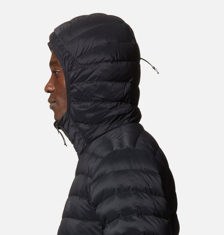 Manteau matelassé à capuchon avec fermeture éclair Deloro Homme, Color: Black, image 5