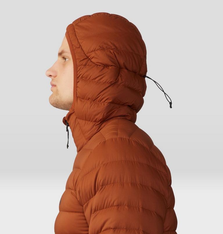 Men's Deloro Down Full Zip Hoody, Color: Iron Oxide, image 5
