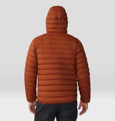 Men's Deloro Down Full Zip Hoody, Color: Iron Oxide, image 2
