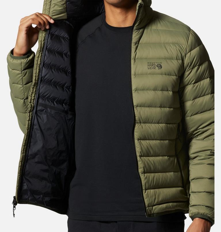 Manteau matelassé à capuchon avec fermeture éclair Deloro Homme, Color: Surplus Green, image 7