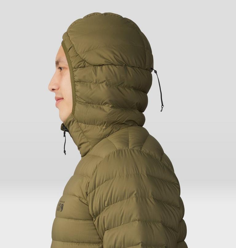 Manteau matelass&eacute; &agrave; capuchon avec fermeture &eacute;clair Deloro Homme, Color: Combat Green, image 5