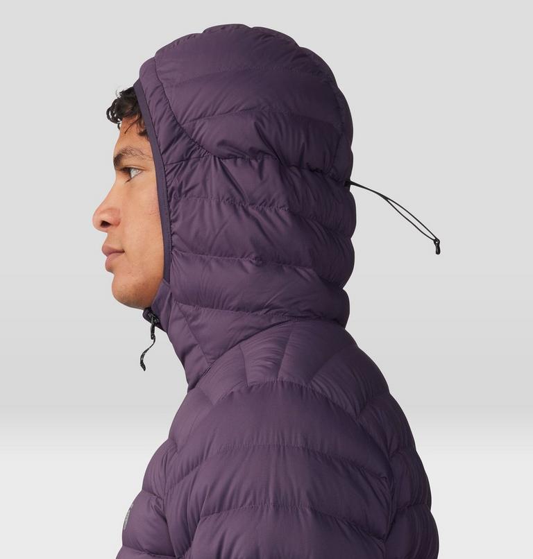 Manteau matelassé à capuchon avec fermeture éclair Deloro Homme, Color: Blurple, image 5