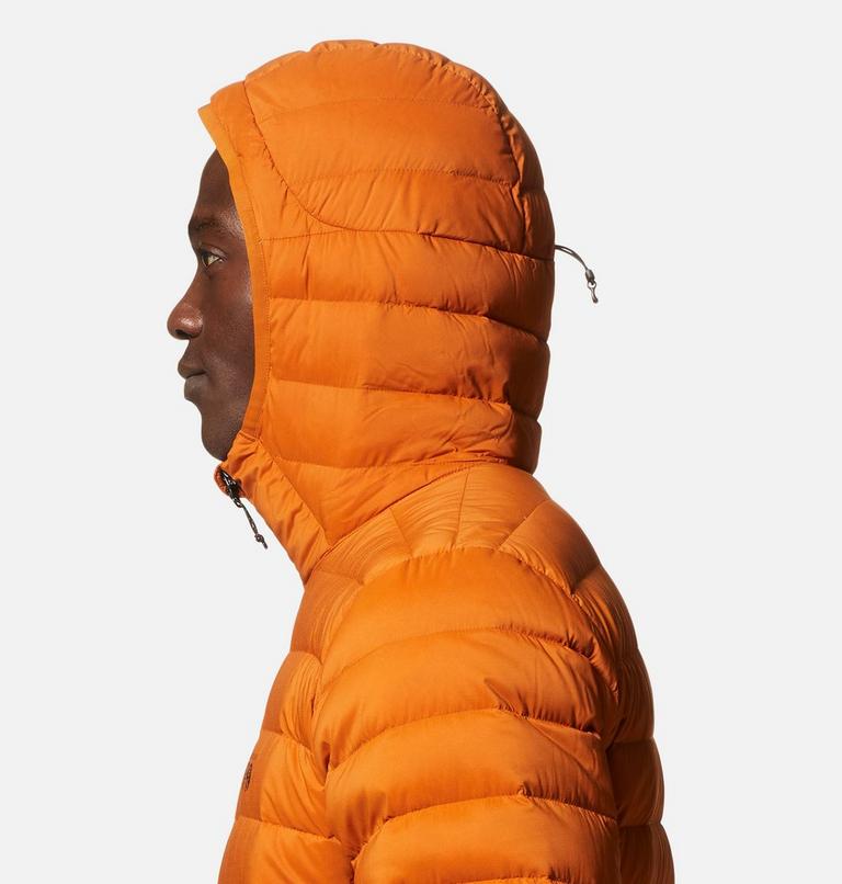 Manteau matelassé à capuchon avec fermeture éclair Deloro Homme, Color: Bright Copper, image 5