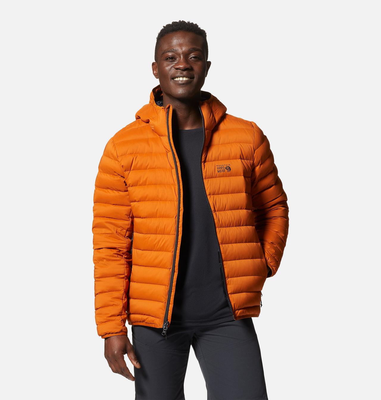 HYOD D3O BIKERS ZIP VENT 76㎝ Men's Deloro™ Down Full Zip Hoody | Mountain Hardwear