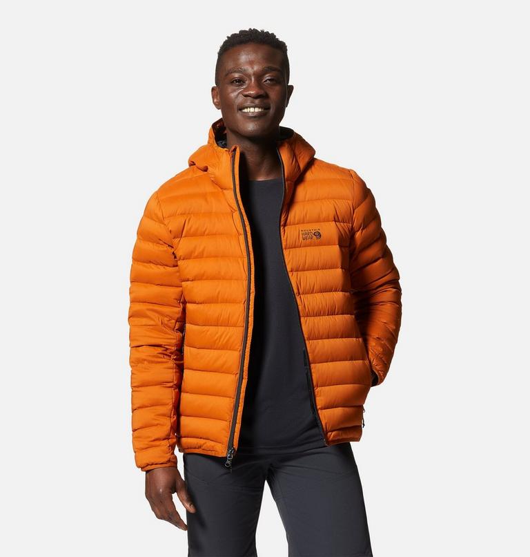 Manteau matelassé à capuchon avec fermeture éclair Deloro Homme, Color: Bright Copper, image 9