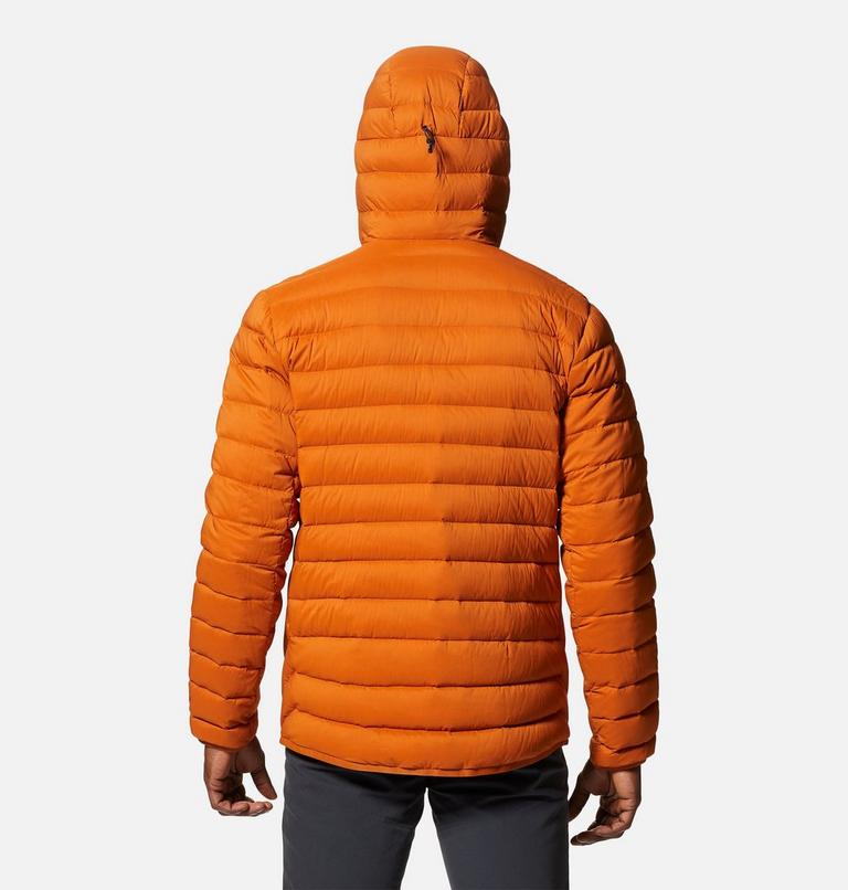 Manteau matelassé à capuchon avec fermeture éclair Deloro Homme, Color: Bright Copper, image 2