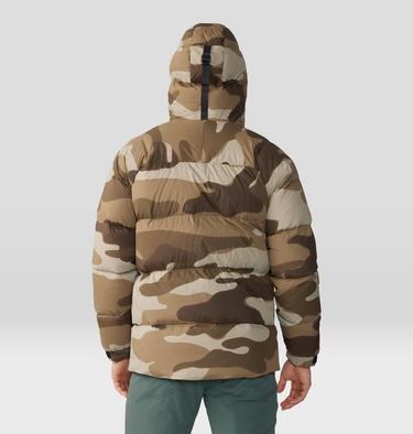 Men's Nevadan Down Parka, Color: Badlands Calaveras Camo Print, image 2