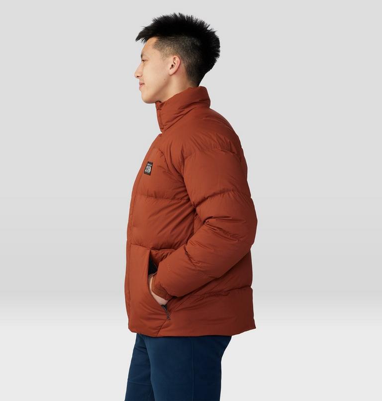 Men's Nevadan Down Jacket, Color: Iron Oxide, image 3