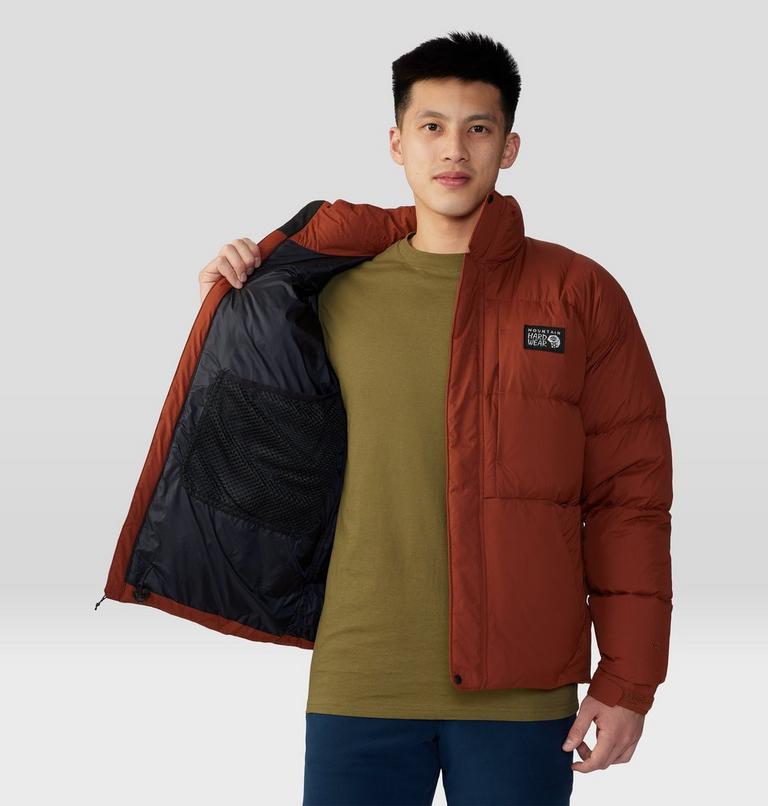 Men's Nevadan Down Jacket, Color: Iron Oxide, image 4