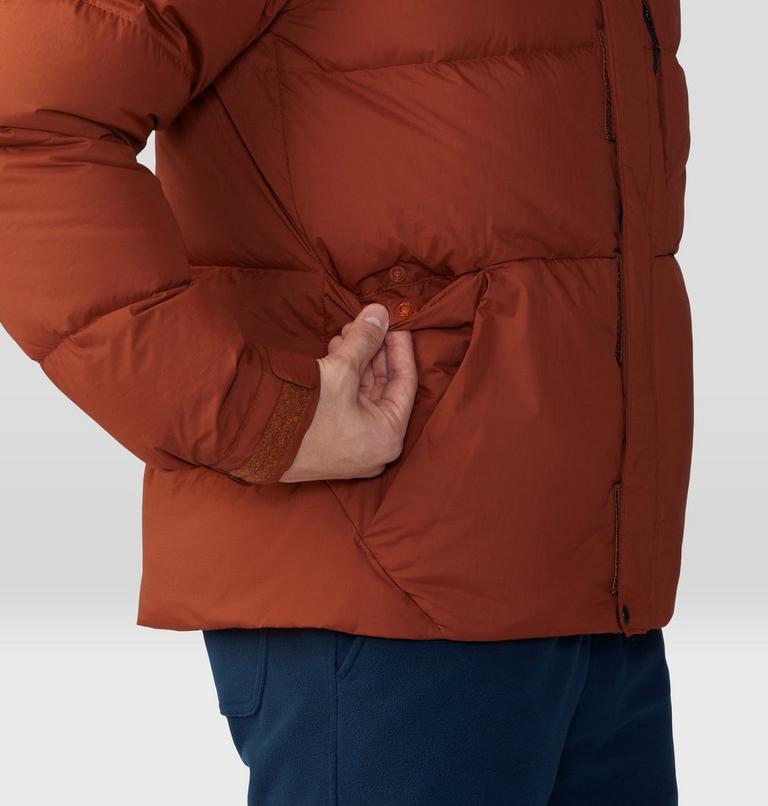 Men's Nevadan Down Jacket, Color: Iron Oxide, image 5