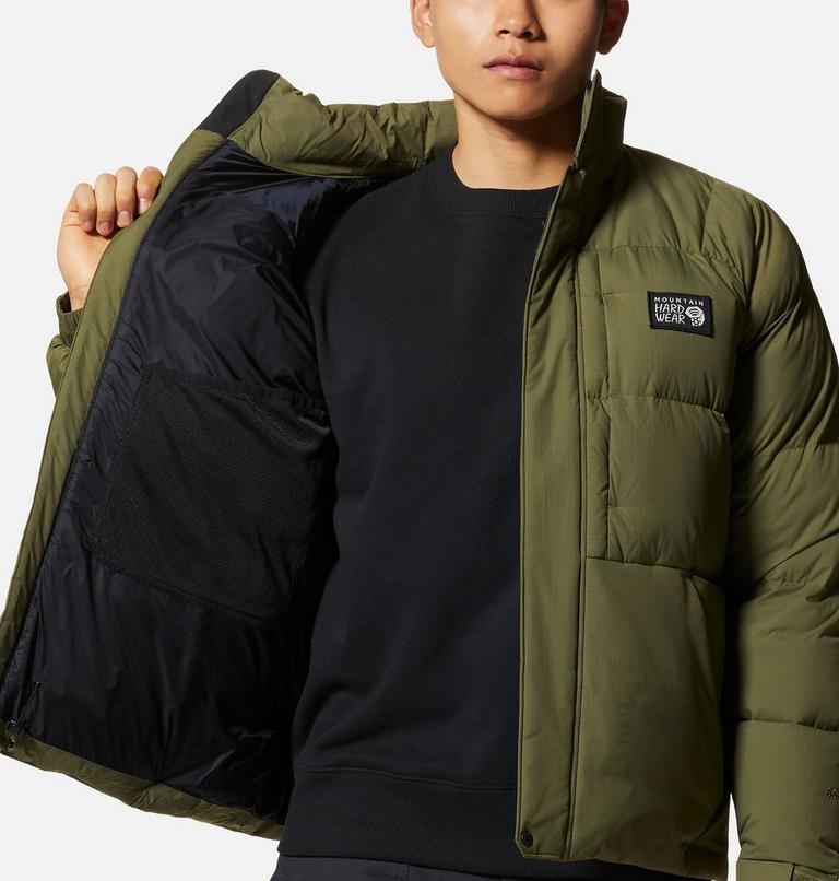 Men's Nevadan Down Jacket, Color: Combat Green, image 5