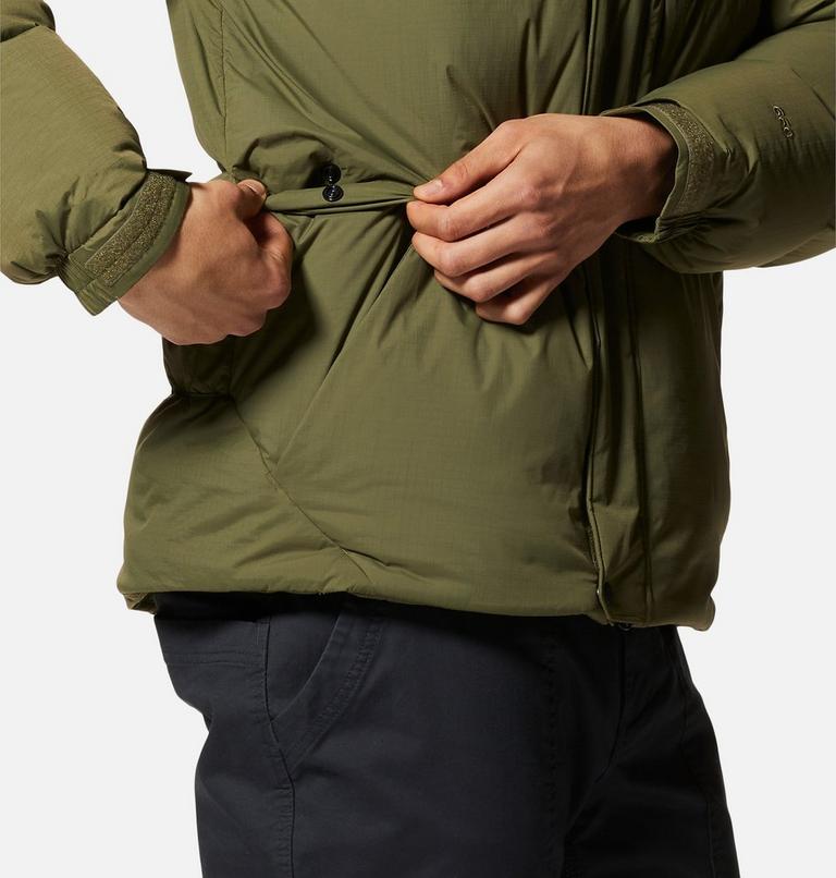 Men's Nevadan Down Jacket, Color: Combat Green, image 6