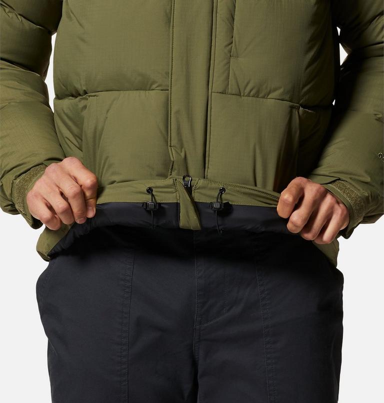 Men's Nevadan Down Jacket, Color: Combat Green, image 7