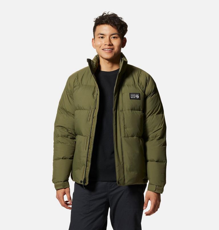 Men's Nevadan Down Jacket, Color: Combat Green, image 8