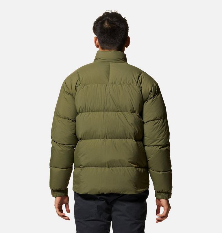 Men's Nevadan Down Jacket, Color: Combat Green, image 2