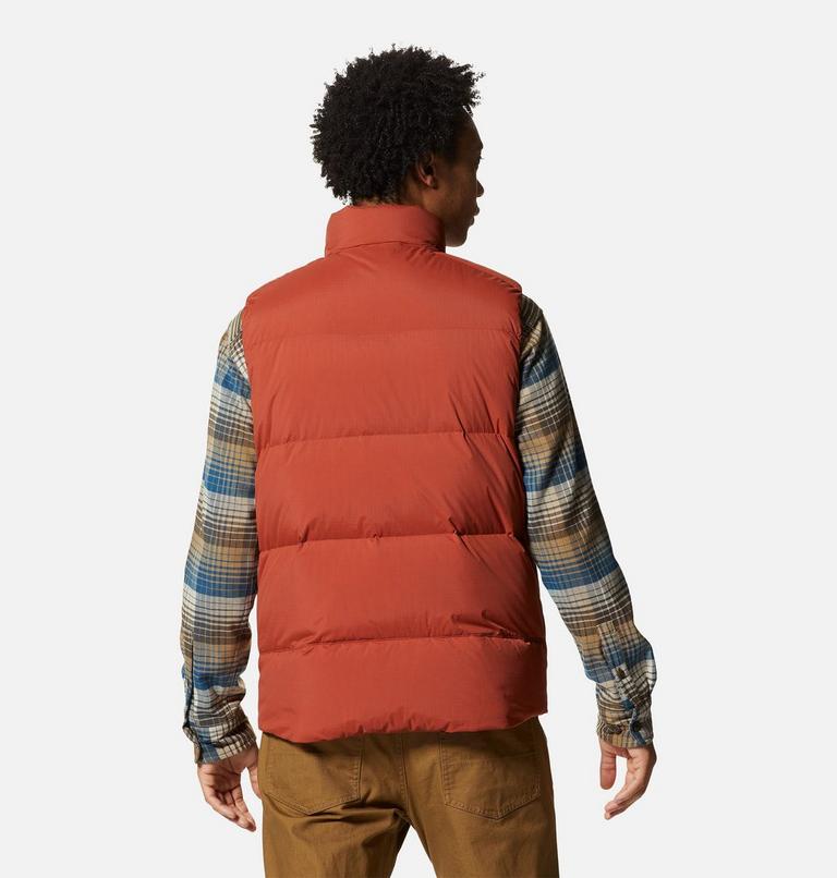 Men's Nevadan Down Vest, Color: Dark Copper, image 2