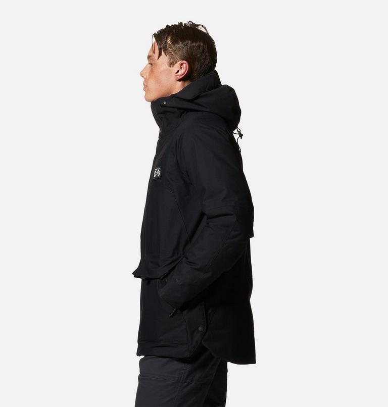Men's Weather Down Parka, Color: Black, image 3