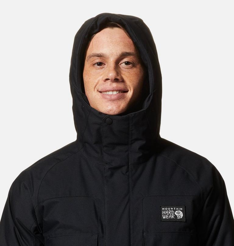 Men's Weather Down Parka, Color: Black, image 4