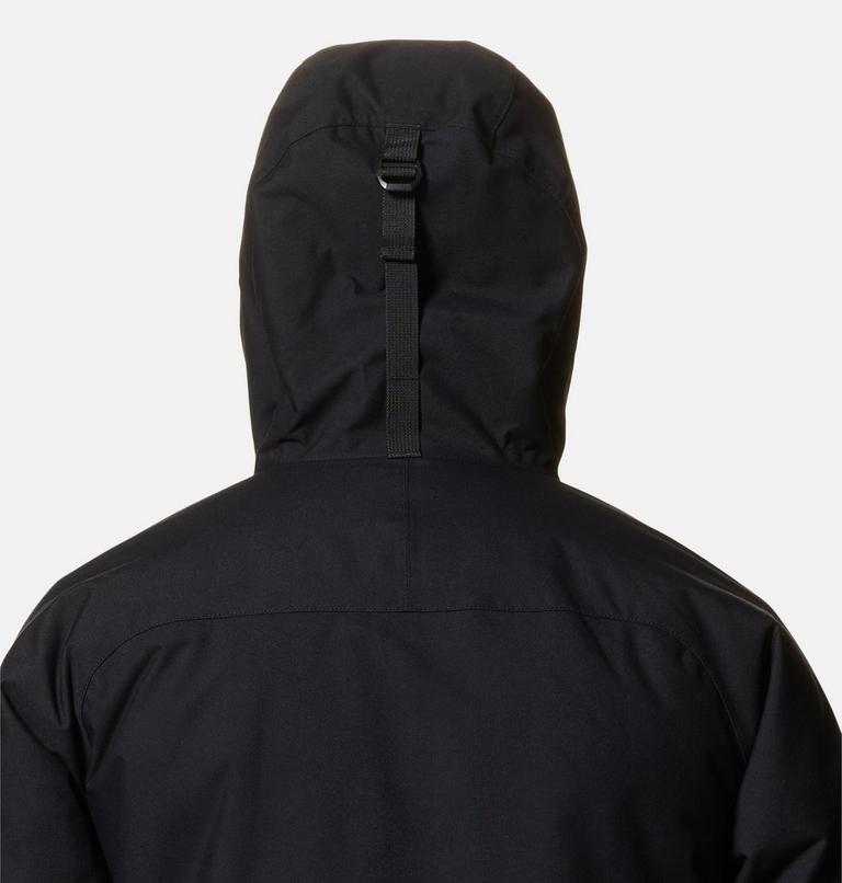 Men's Weather Down Parka, Color: Black, image 7