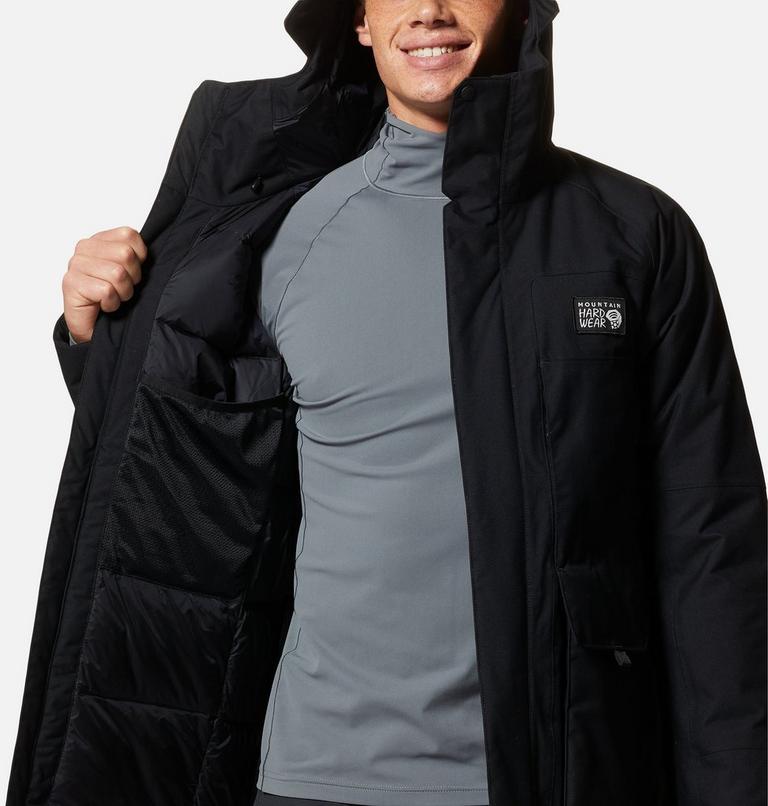 Men's Weather Down Parka, Color: Black, image 8