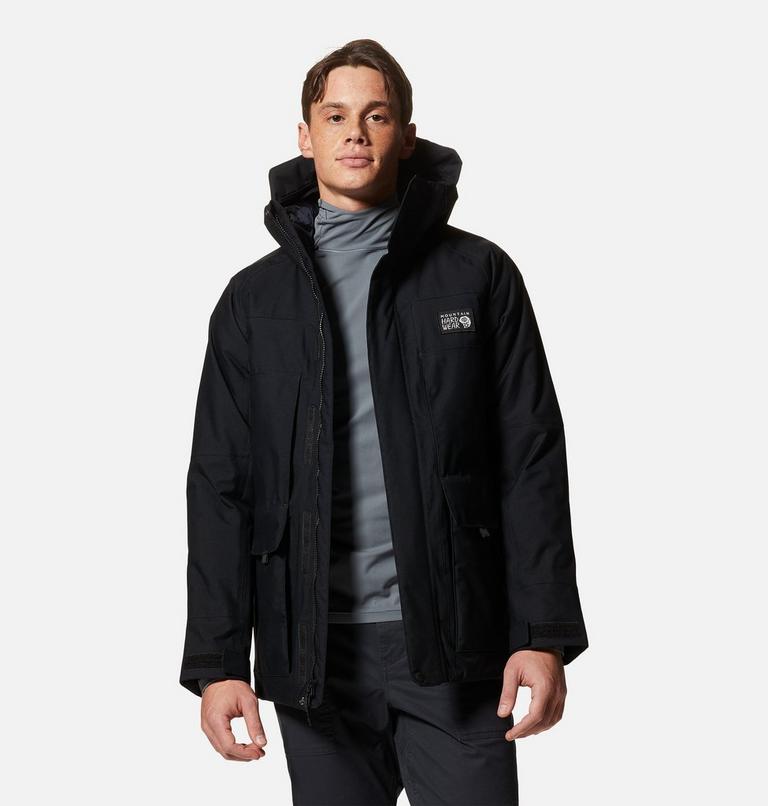 Men's Weather Down Parka, Color: Black, image 10