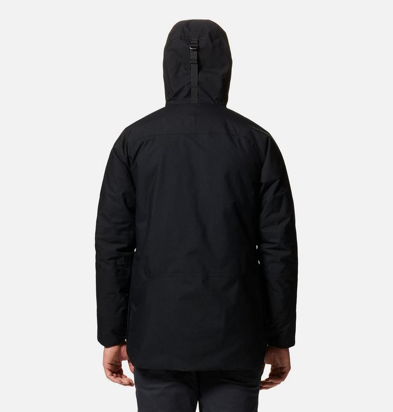 Men's Weather Down Parka, Color: Black, image 2