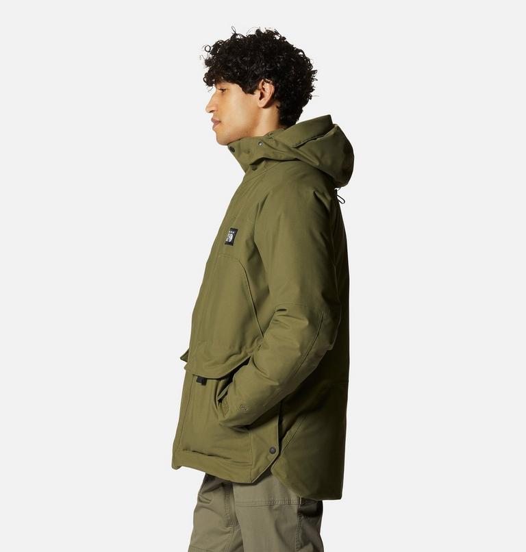 Men's Weather Down Parka, Color: Combat Green, image 3