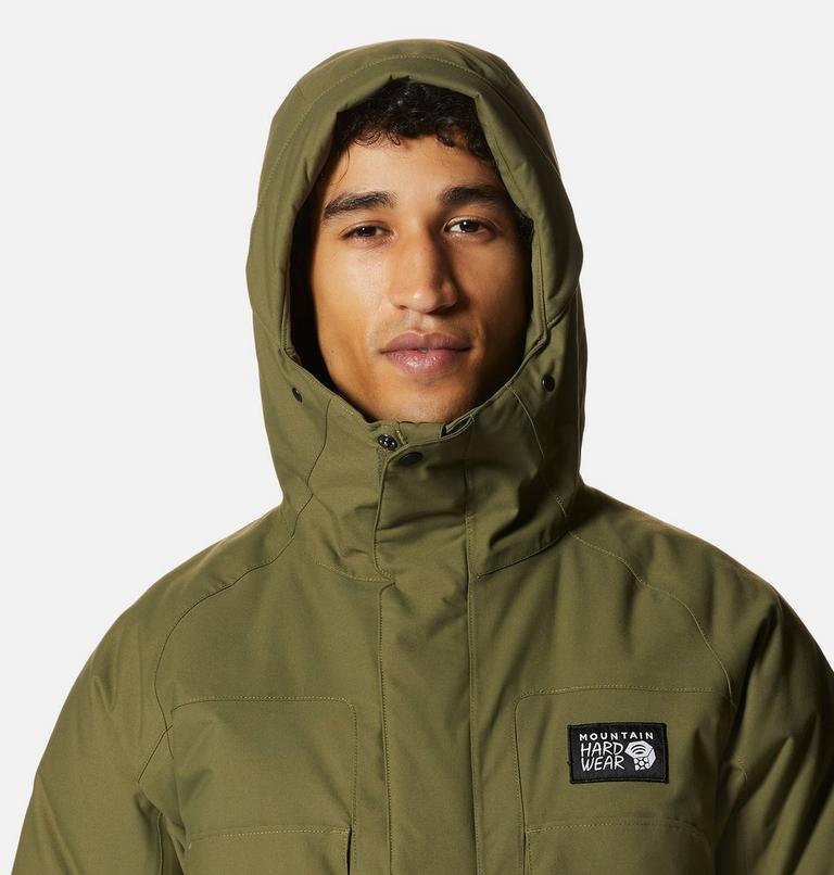 Men's Weather Down Parka, Color: Combat Green, image 4