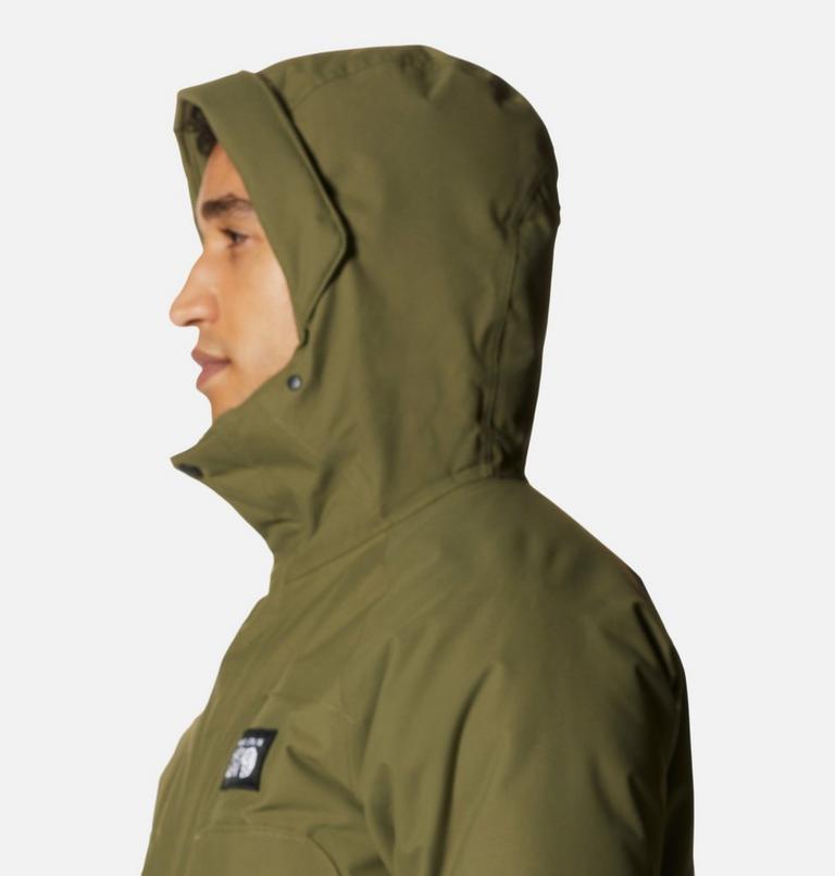 Men's Weather Down Parka, Color: Combat Green, image 5