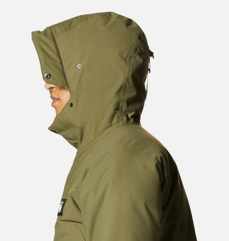 Men's Weather Down Parka, Color: Combat Green, image 6