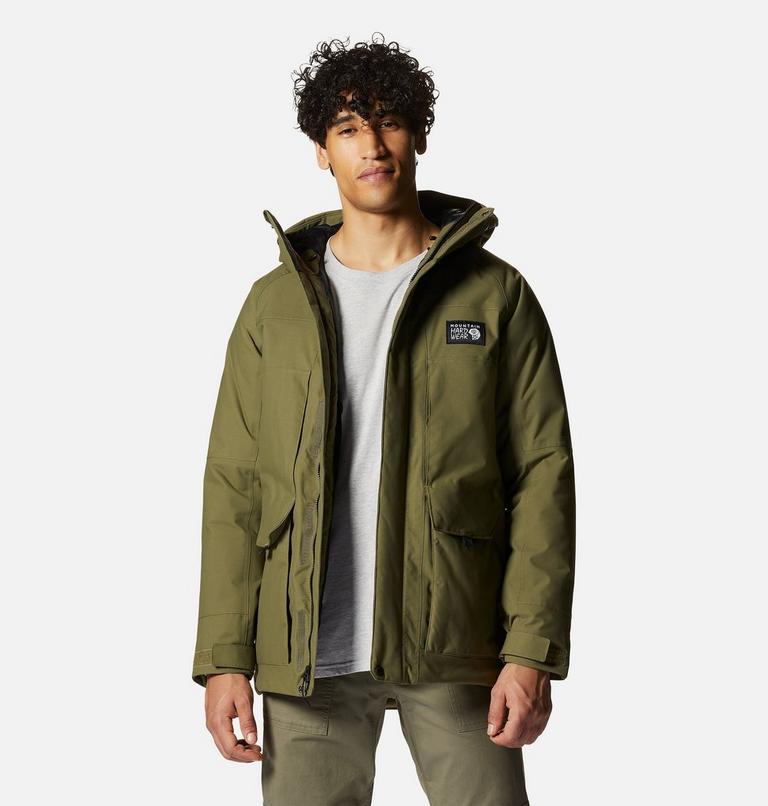 Men's Weather Down Parka, Color: Combat Green, image 10