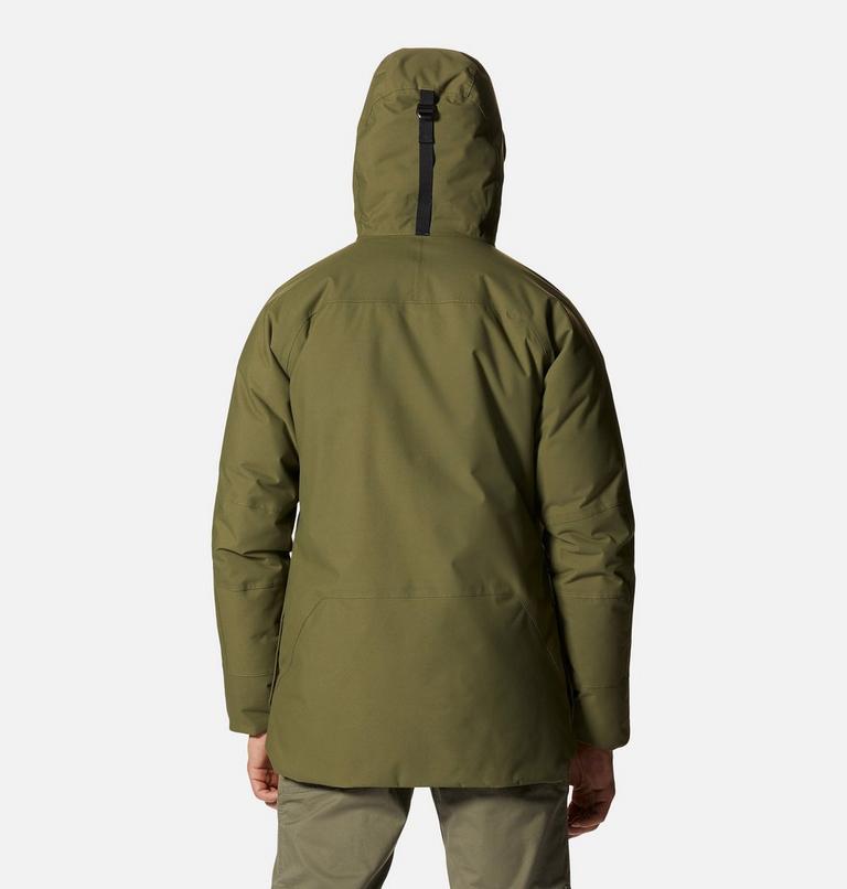 Men's Weather Down Parka, Color: Combat Green, image 2
