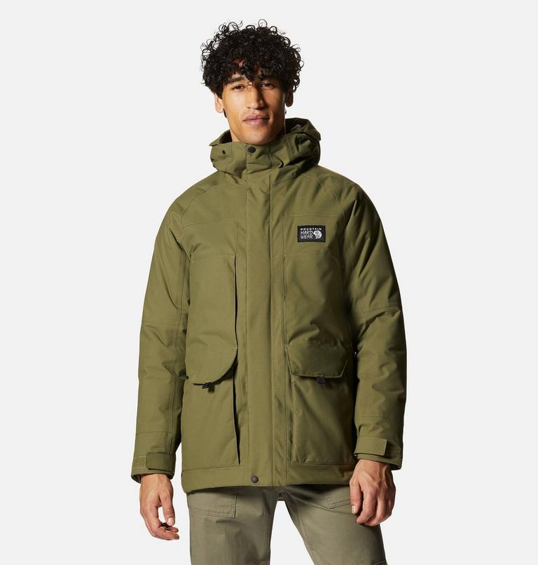 Men's Weather Down Parka, Color: Combat Green, image 1