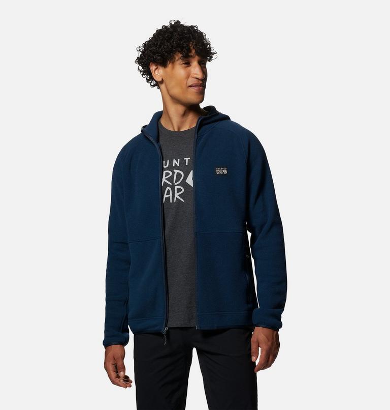 Men's Polartec® Double Brushed Full Zip Hoody, Color: Hardwear Navy, image 5