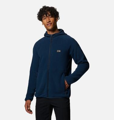 Men's Polartec® Double Brushed Full Zip Hoody, Color: Hardwear Navy, image 1